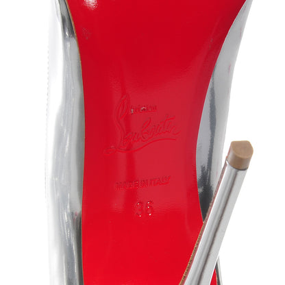 Christian Louboutin Metallic Calfskin So Kate 120 Pumps 36 Silver 6 of 7