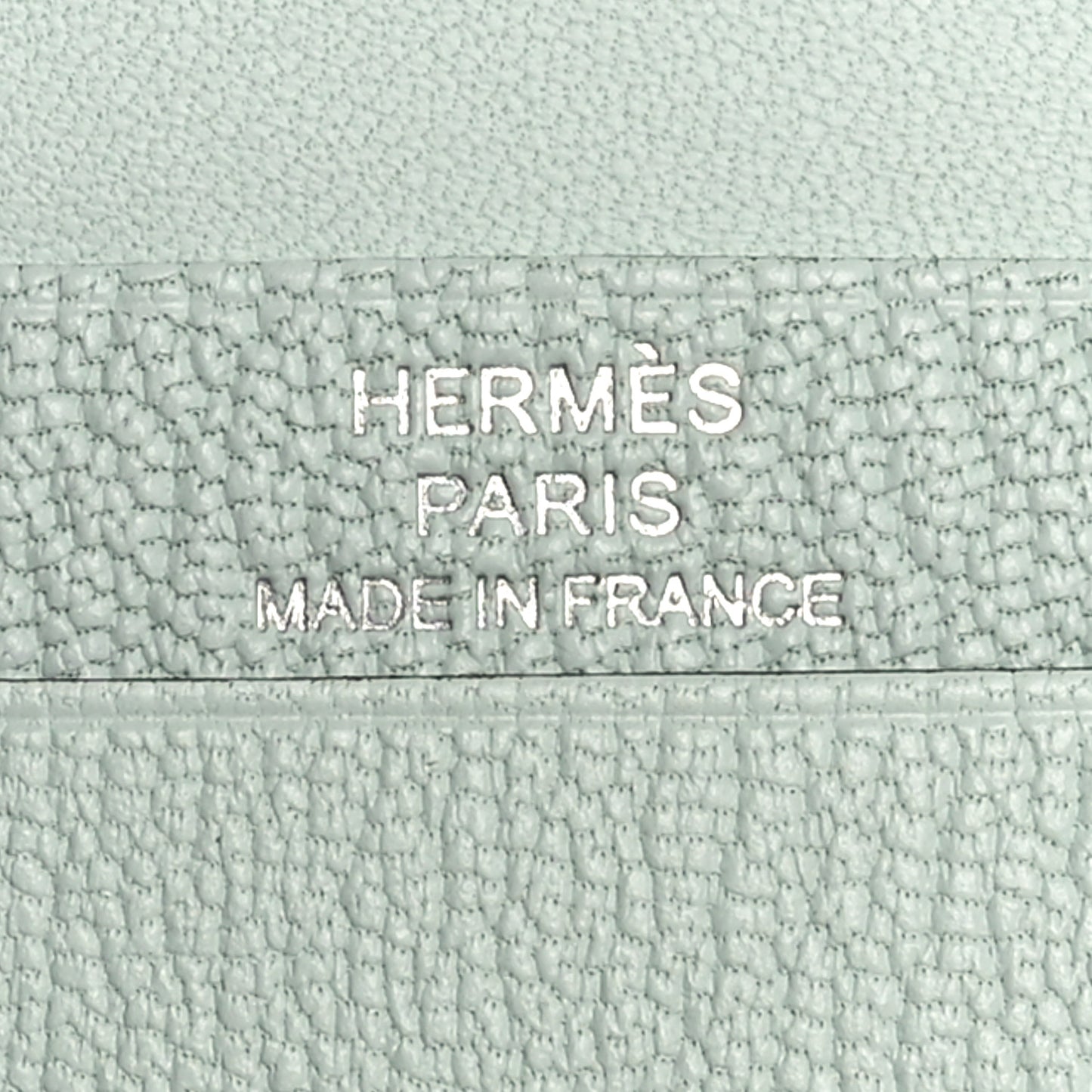 Chevre Mysore Bearn Card Holder Wallet Vert Peppermint