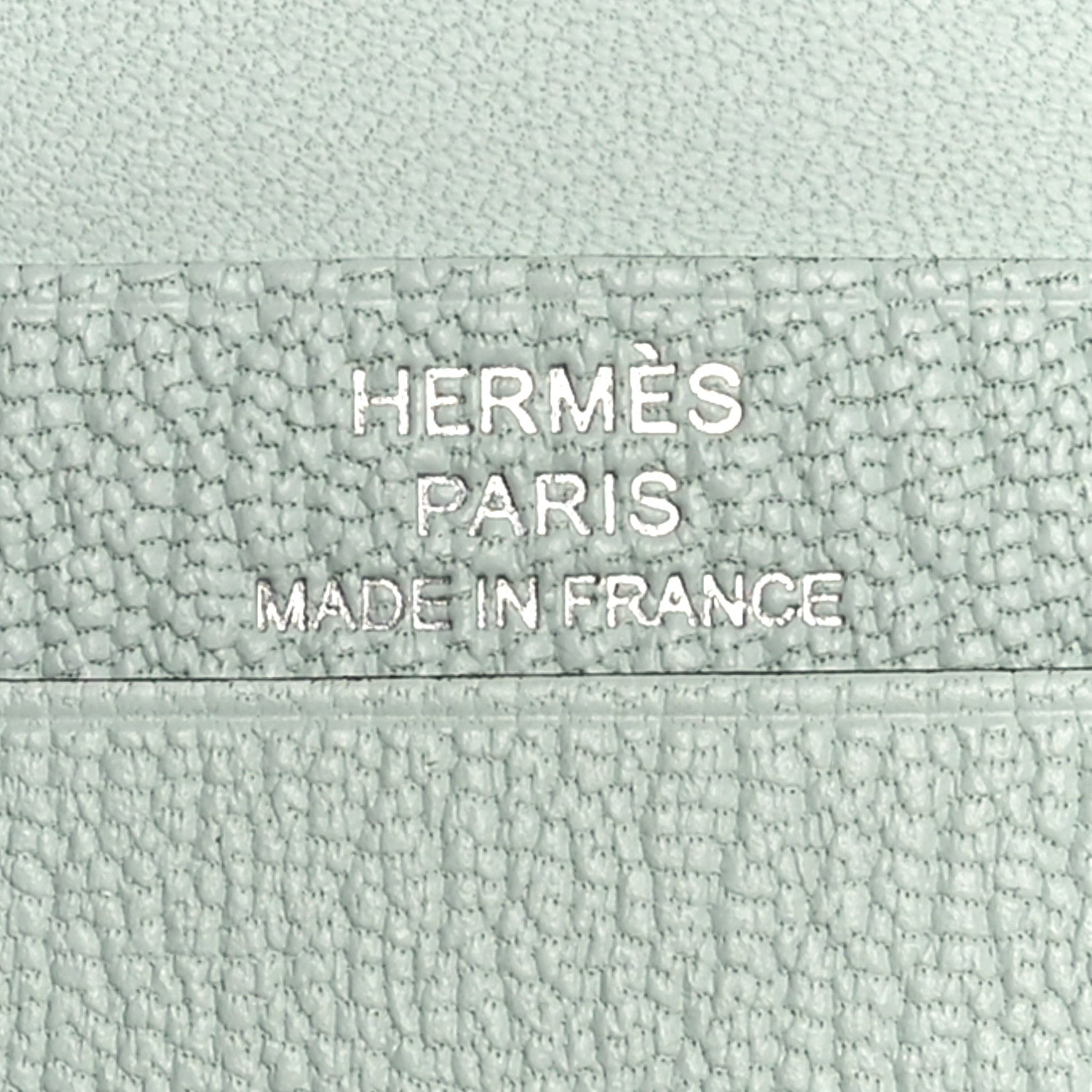 Hermes Chevre Mysore Bearn Card Holder Wallet Vert Peppermint 6 of 8
