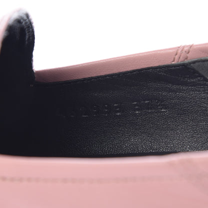 Gucci Lambskin Womens Brixton Horsebit Loafers 37.5 Perfect Pink 10 of 18