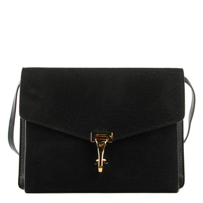 Burberry Grainy Nubuck Small Macken Crossbody Bag Black 1 of 8