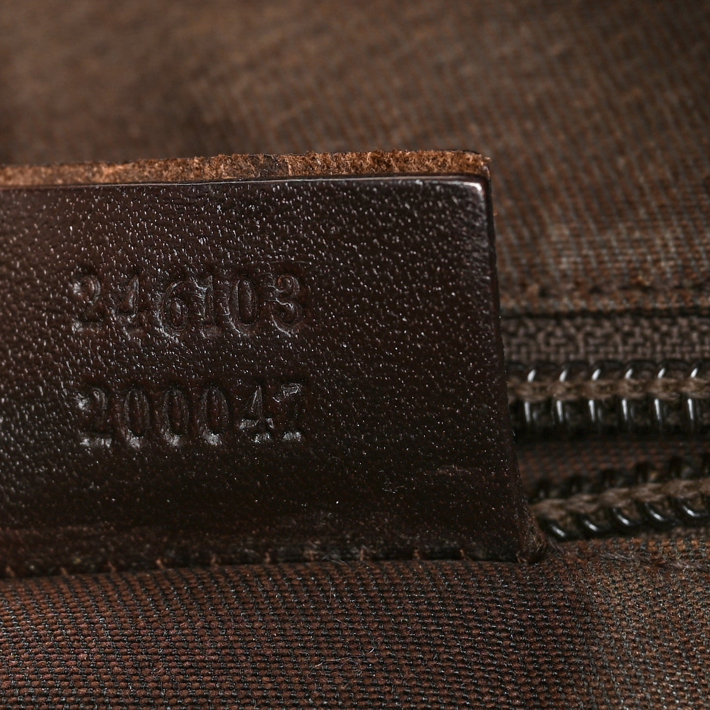 GG Supreme Monogram Medium Single Buckle Rucksack Backpack Beige Ebony Brown