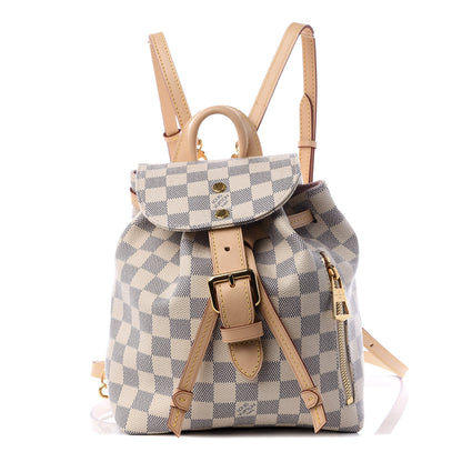 Louis Vuitton Damier Azur Sperone BB Backpack 1 of 7