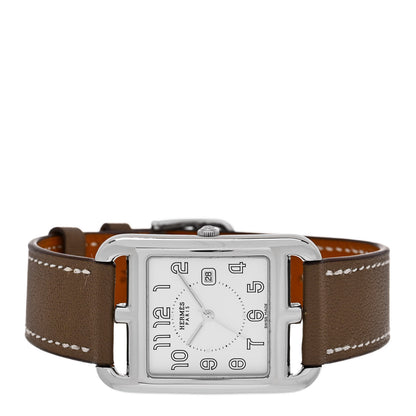 Hermes Stainless Steel Swift 29mm Cape Cod Quartz Watch Etoupe 2 of 5