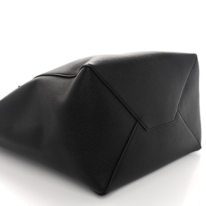 Celine Soft Grained Calfskin Medium Belt Cabas Phantom Black 9 of 11
