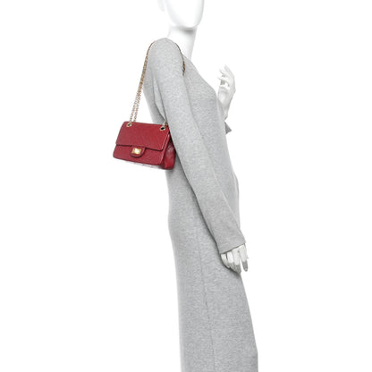 Chanel Aged Calfskin Quilted 2.55 Reissue Mini Flap Red 2 of 10