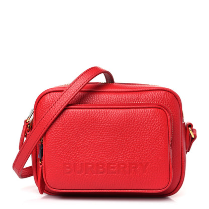 Burberry Grained Calfskin Small Camera Bag Red 1 of 9
