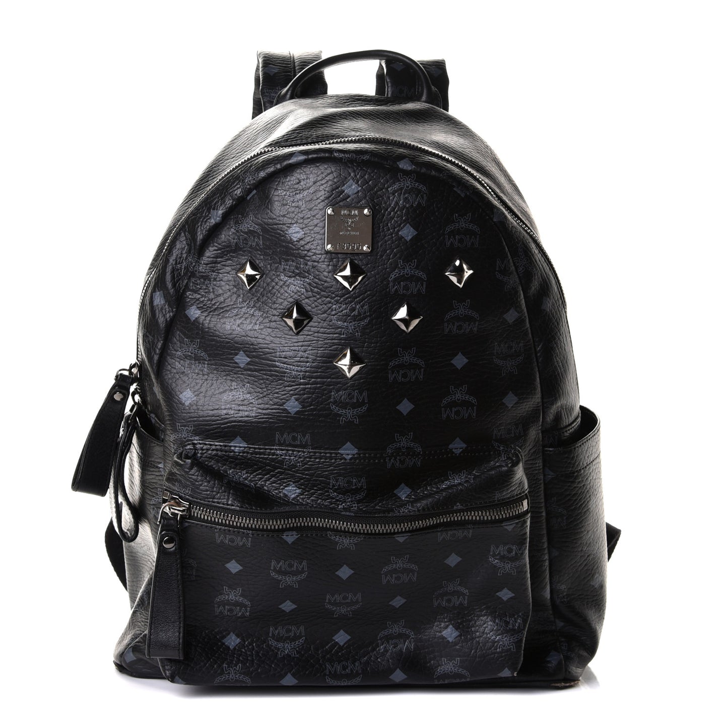Visetos Medium Sprinkle Stud Stark Backpack Black