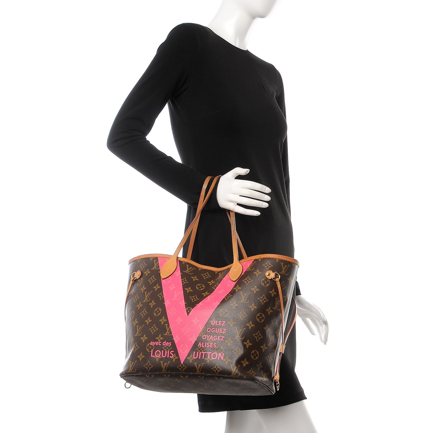 Monogram V Neverfull MM Grenade
