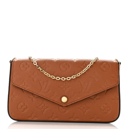 Louis Vuitton Empreinte Pochette Felicie Chain Wallet Cognac 3 of 11
