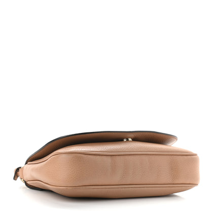 Gucci Pebbled Calfskin Medium Soho Flap Crossbody Camelia 4 of 10