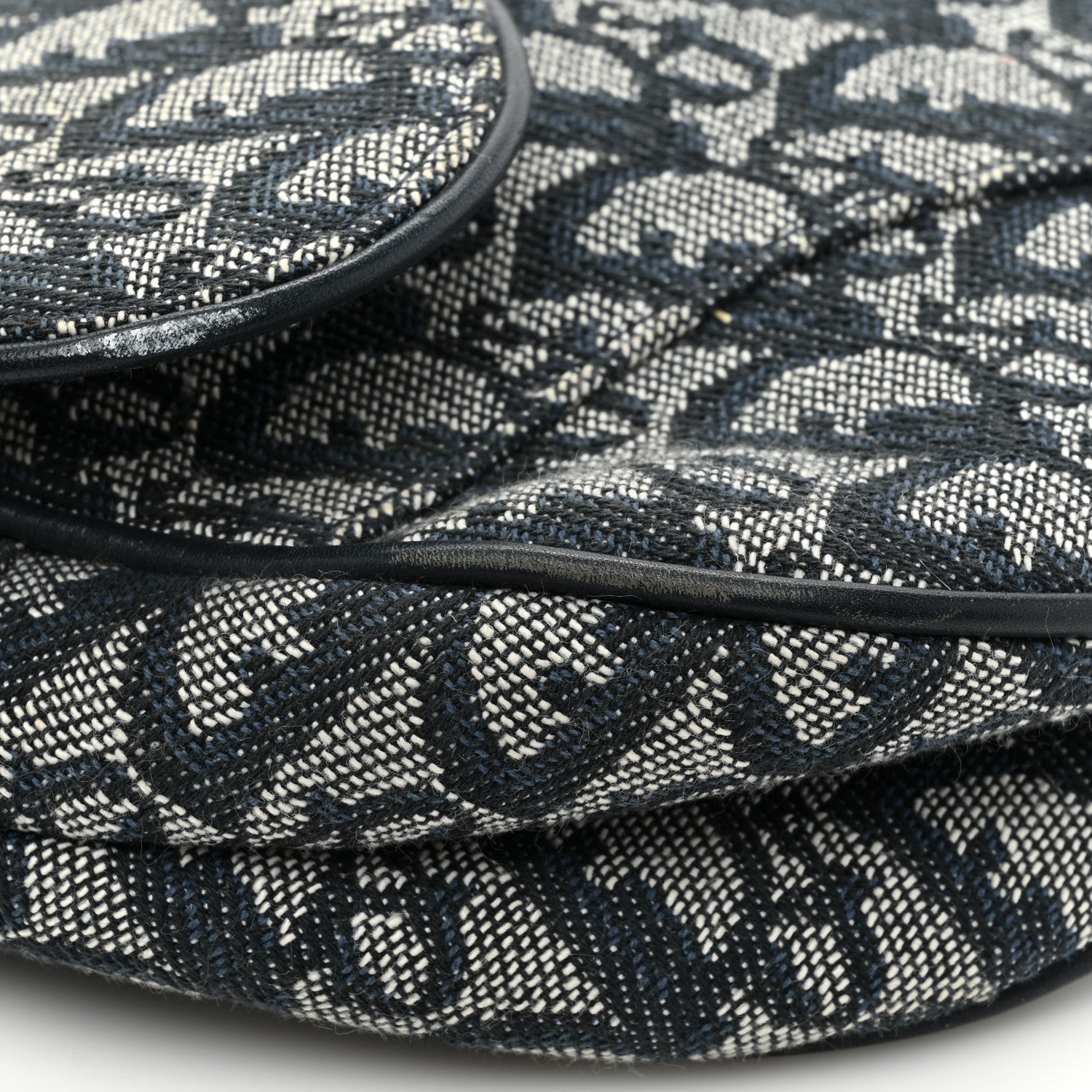 Christian Dior Monogram Saddle Bag Blue 12 of 13