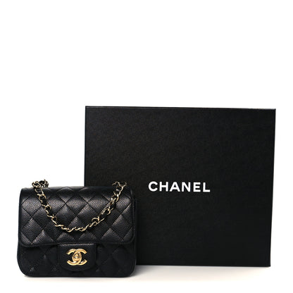 Chanel Caviar Quilted Mini Square Flap Black 12 of 12