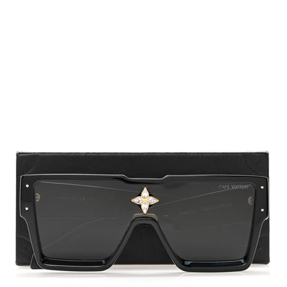 Louis Vuitton Acetate Swarovski Crystal Cyclone Sunglasses Z1547E Black 8 of 8