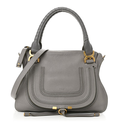 Chloe Calfskin Medium Marcie Satchel Cashmere Grey 1 of 9