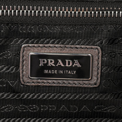 Prada Glace Calf Zippers Plaque Boston Ardesia Nudo 6 of 6