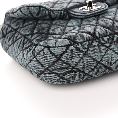 Chanel Denim Quilted Small Denimpression Flap Blue Black 8 of 10