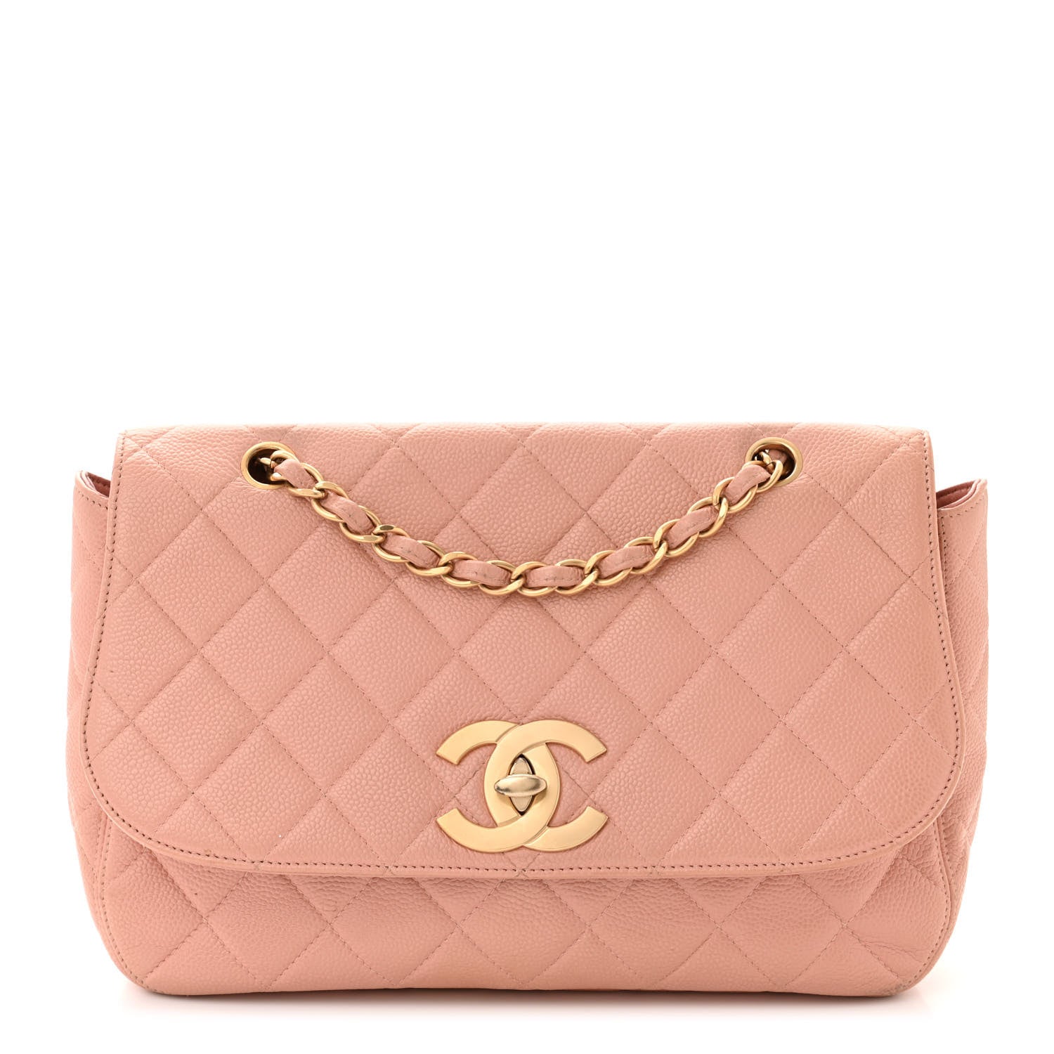 Chanel Caviar Quilted Flap Pink 1 of 14