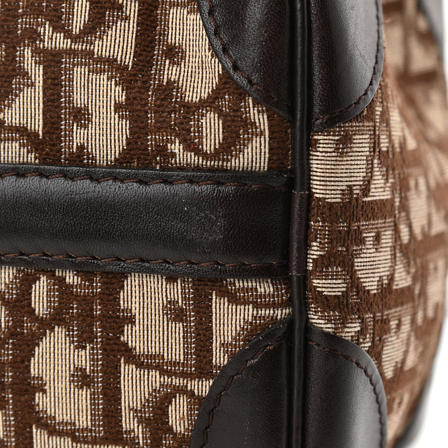Christian Dior Monogram Boston Brown 9 of 12