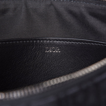 Christian Dior Oblique Jacquard Pouch Black 6 of 7