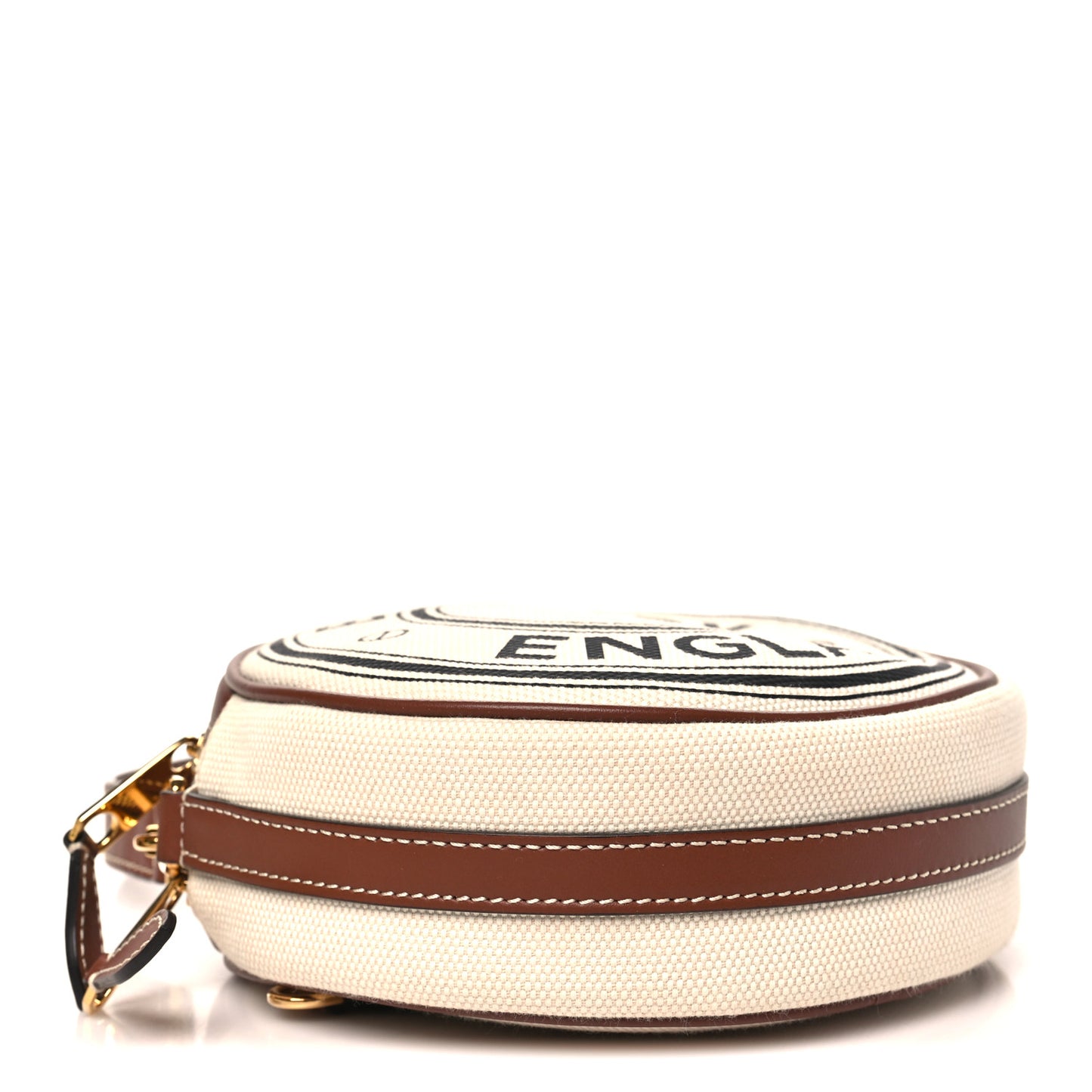 Canvas Calfskin Louise Bag Natural