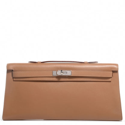 Hermes Swift Kelly Longue Pochette Clutch Biscuit 1 of 8