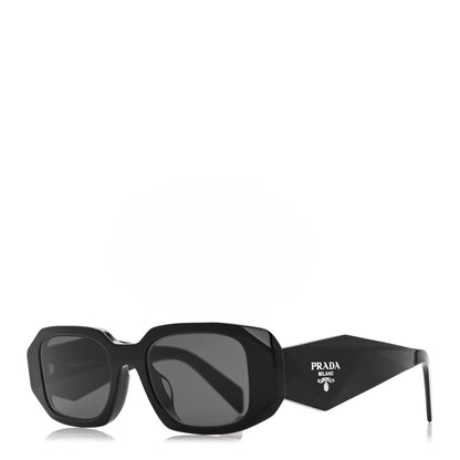 Prada Acetate Symbole Sunglasses SPR 17W Black 1 of 9