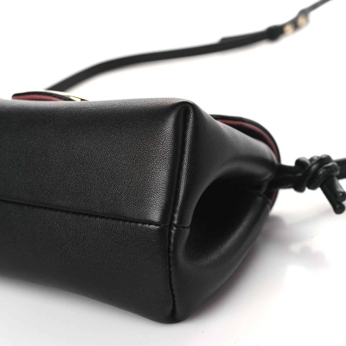 Lambskin Vlogo Mini Crossbody Bag Black