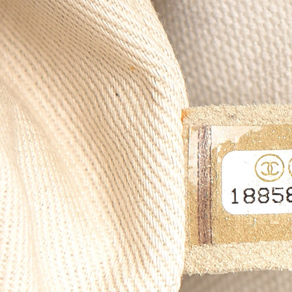 Chanel Woven Straw Tote Beige 7 of 9