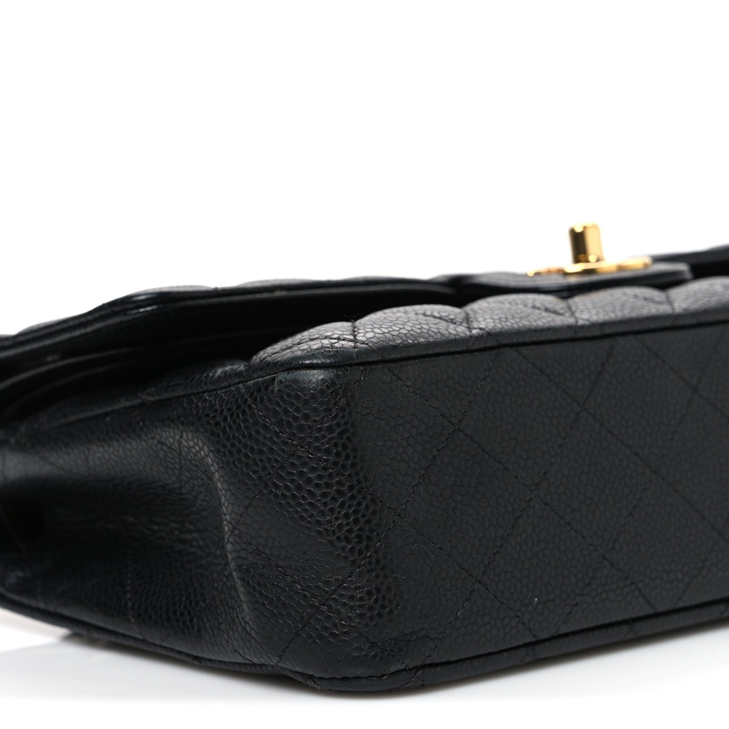 Chanel Caviar Quilted Medium Double Flap Black 9 of 10