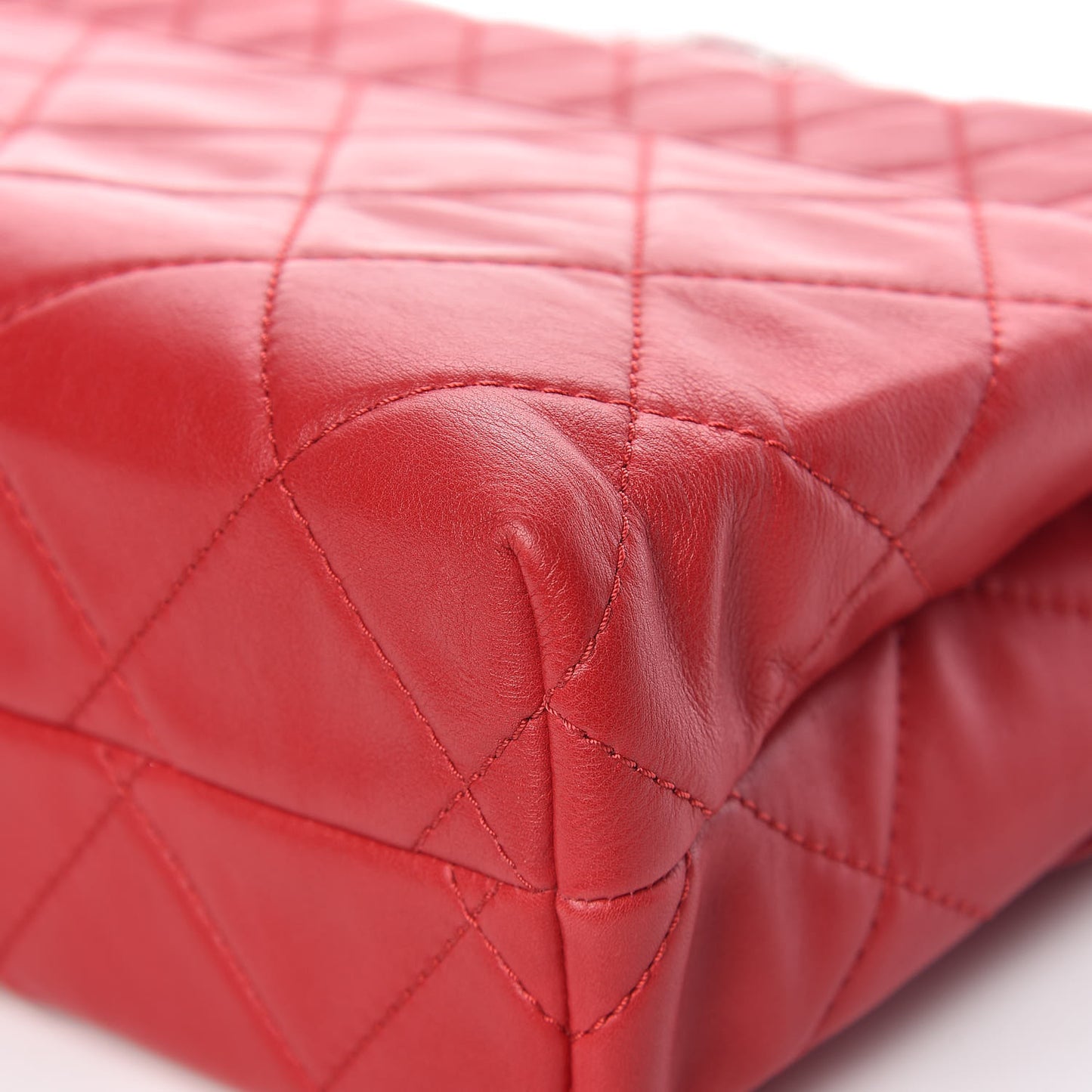 Calfskin Quilted In The Business Flap Red