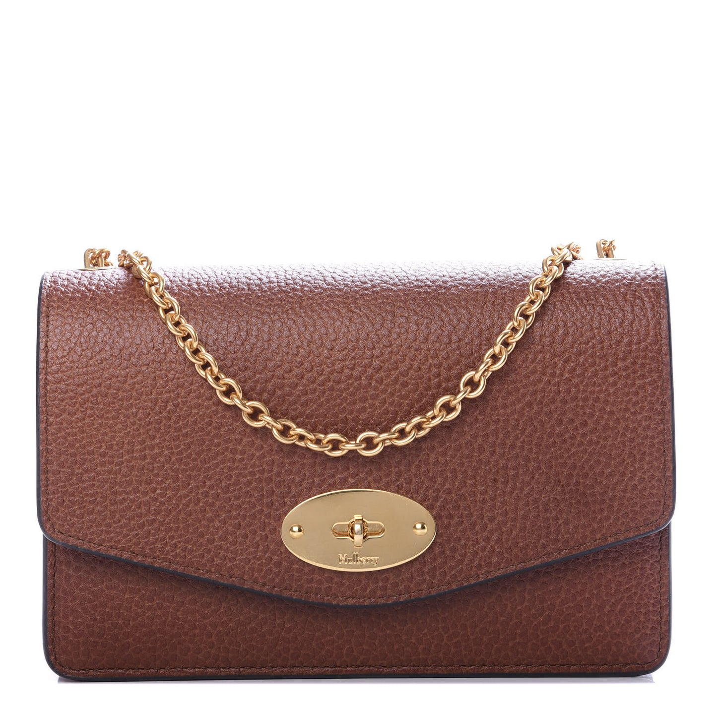 Small Classic Grain Calfskin Small Darley Oak