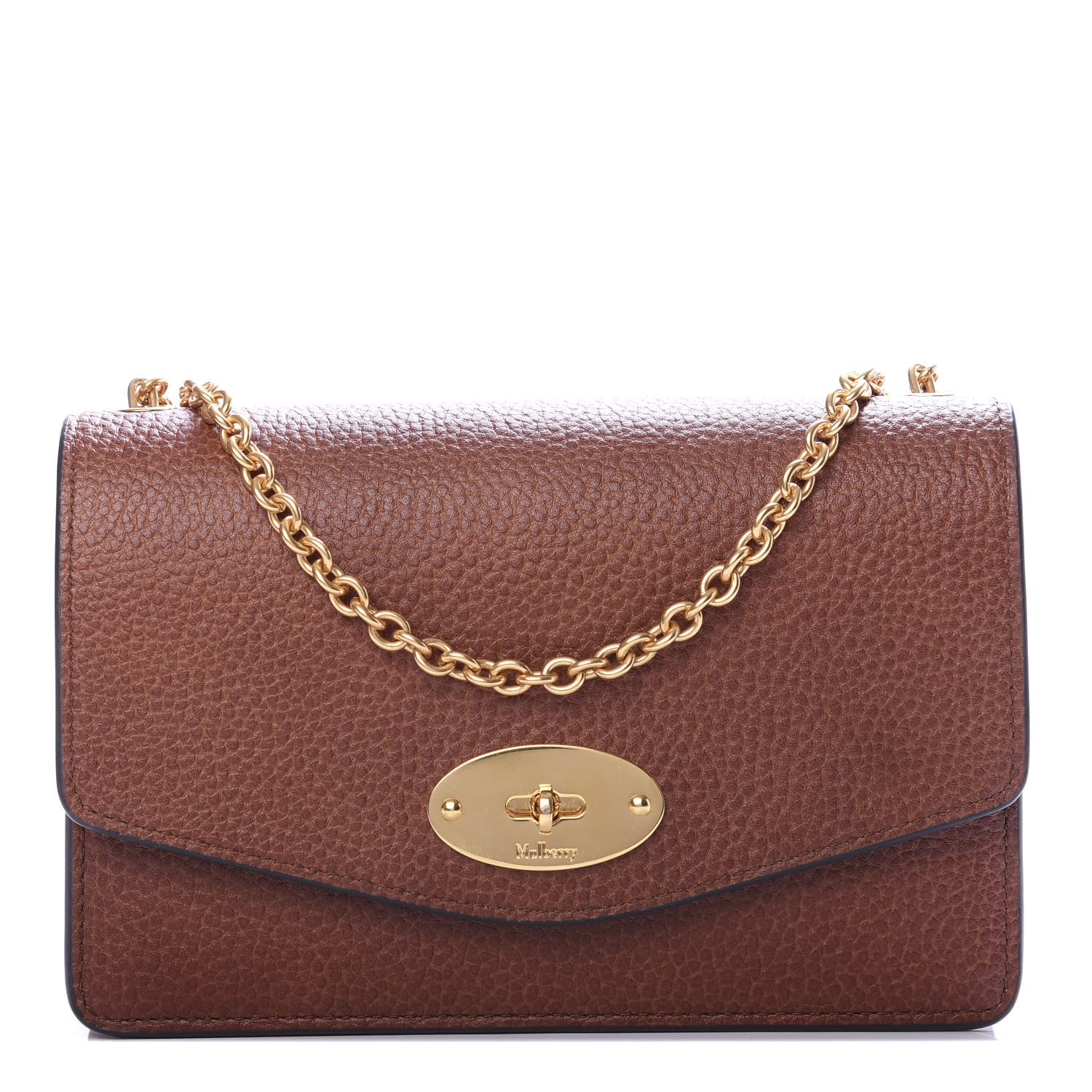 Mulberry Small Classic Grain Calfskin Small Darley Oak 1 of 9