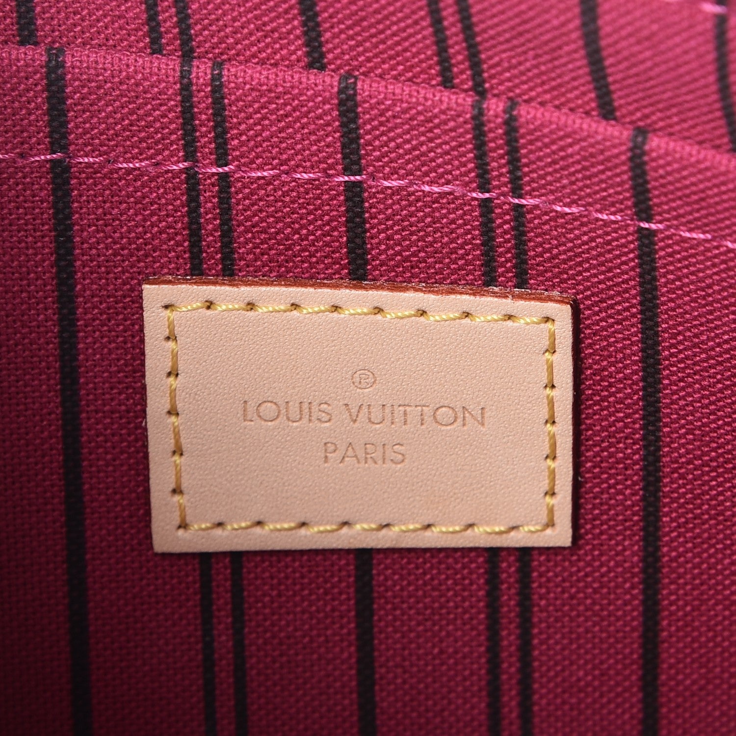 Louis Vuitton Monogram Neverfull MM GM Pochette Pivoine 6 of 8