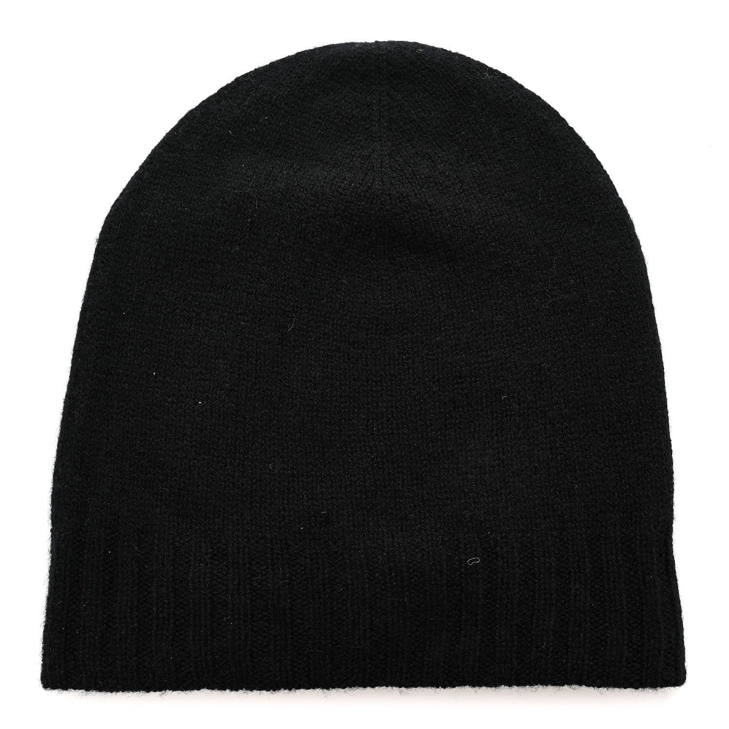 Chanel Cashmere CC Beanie Hat Black 3 of 5
