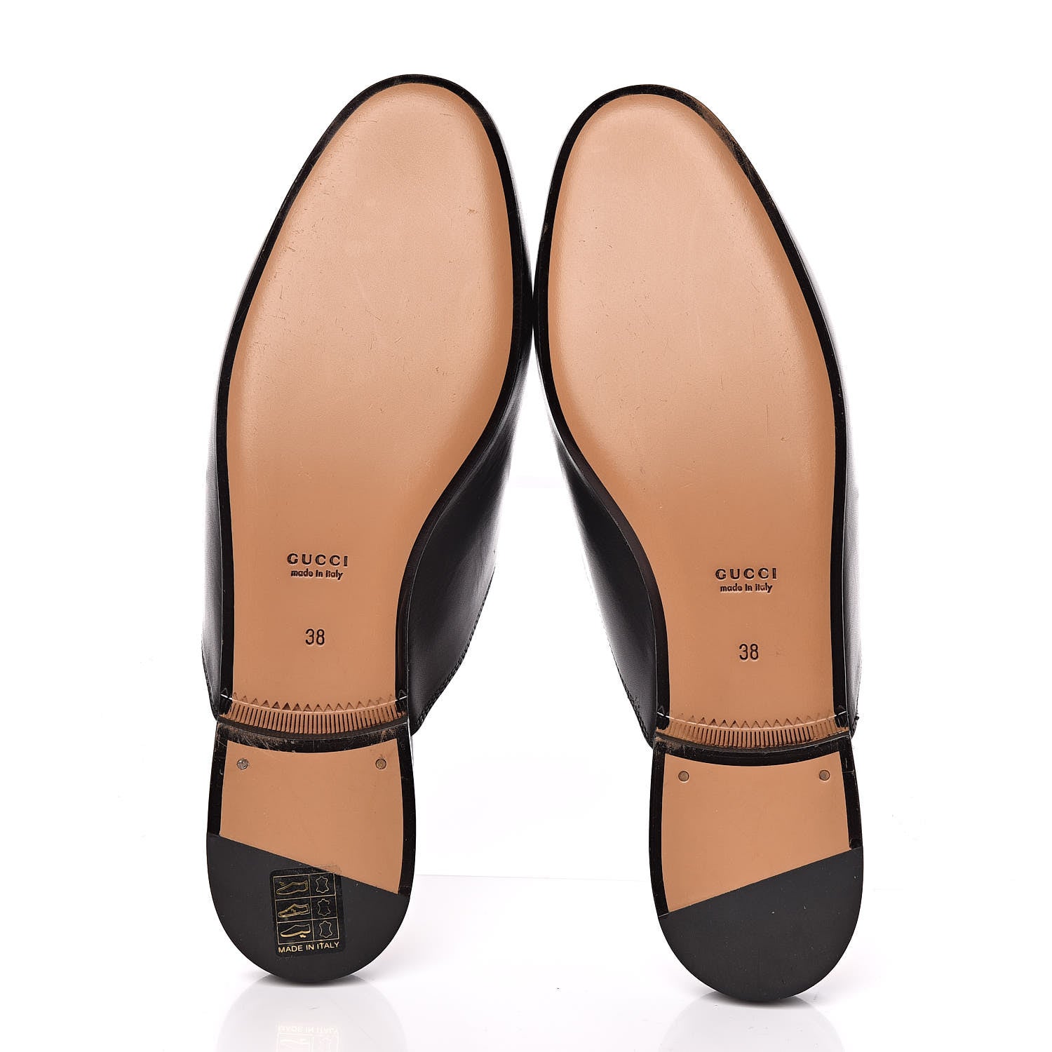 Gucci Calfskin Womens Princetown Slippers 38 Black 6 of 9