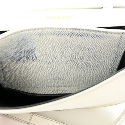 Balenciaga Grained Calfskin Logo Print Ville Day Bag XS White 11 of 14