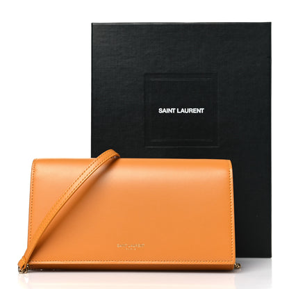 Saint Laurent Smooth Calfskin Mini Paris Bag Mustard 10 of 10