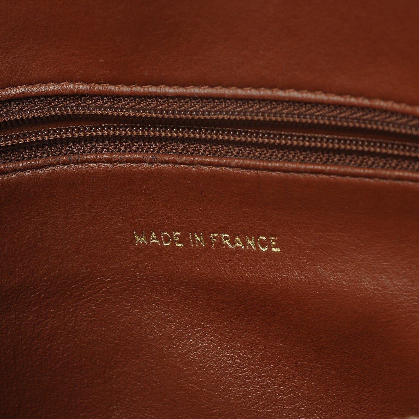 Caviar Large CC Shoulder Bag Brown