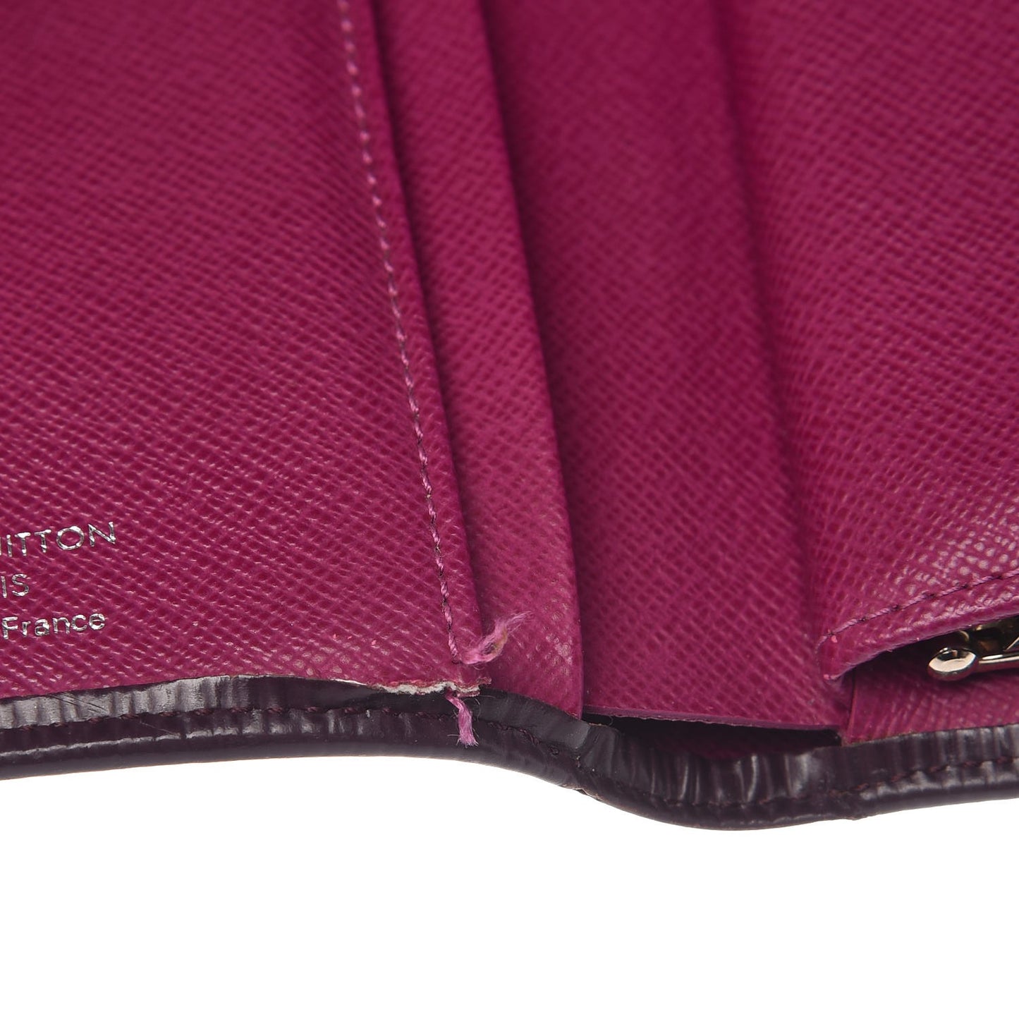 Epi French Purse Wallet Cassis