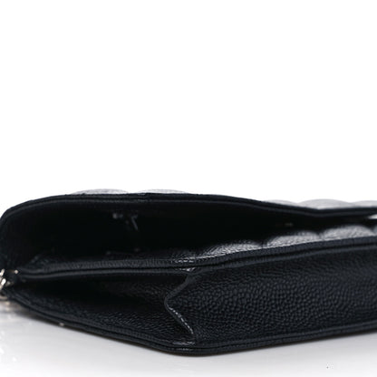 Chanel Caviar Quilted Wallet on Chain WOC Black 8 of 10