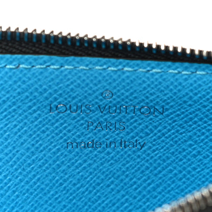 Louis Vuitton Taigarama Coin Card Holder Blue Lagoon 6 of 10