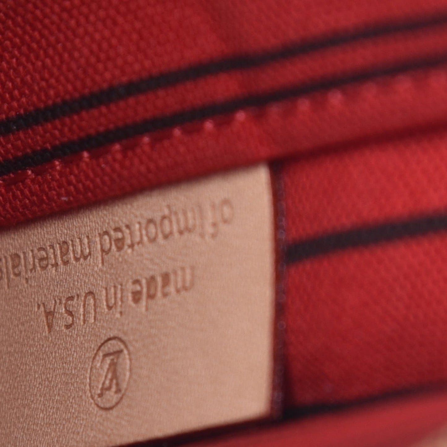 Monogram Neverfull MM GM Pochette Cherry