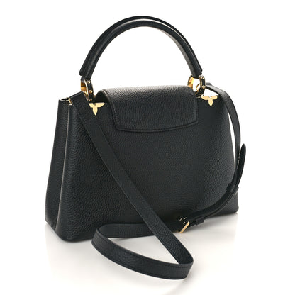 Louis Vuitton Taurillon Embellished Flower Crown Capucines PM Black 2 of 8