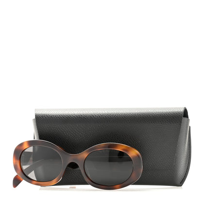 Celine Acetate Triomphe 01 Sunglasses CL 40194U Tortoise 7 of 7