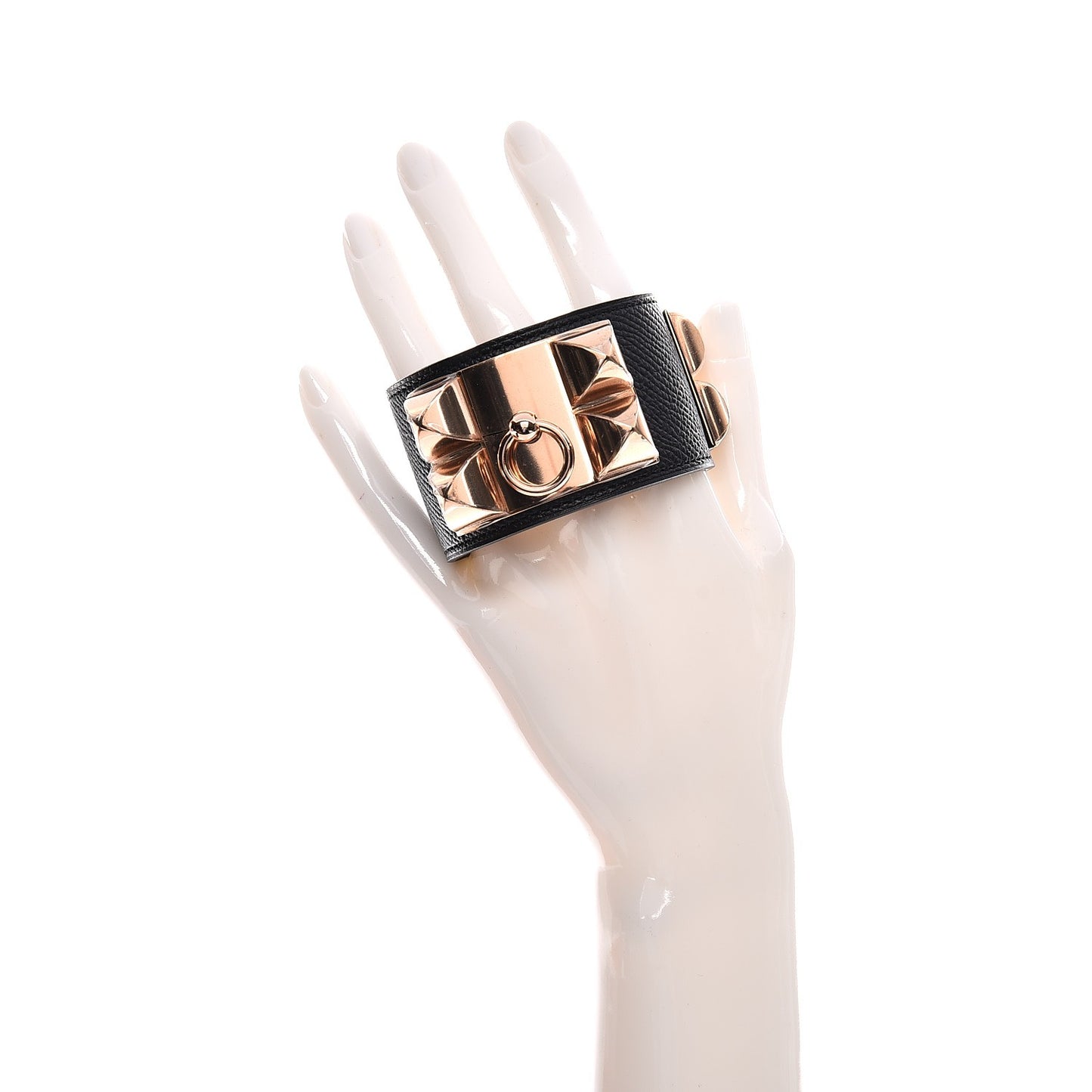 Epsom Collier de Chien CDC Bracelet S Black