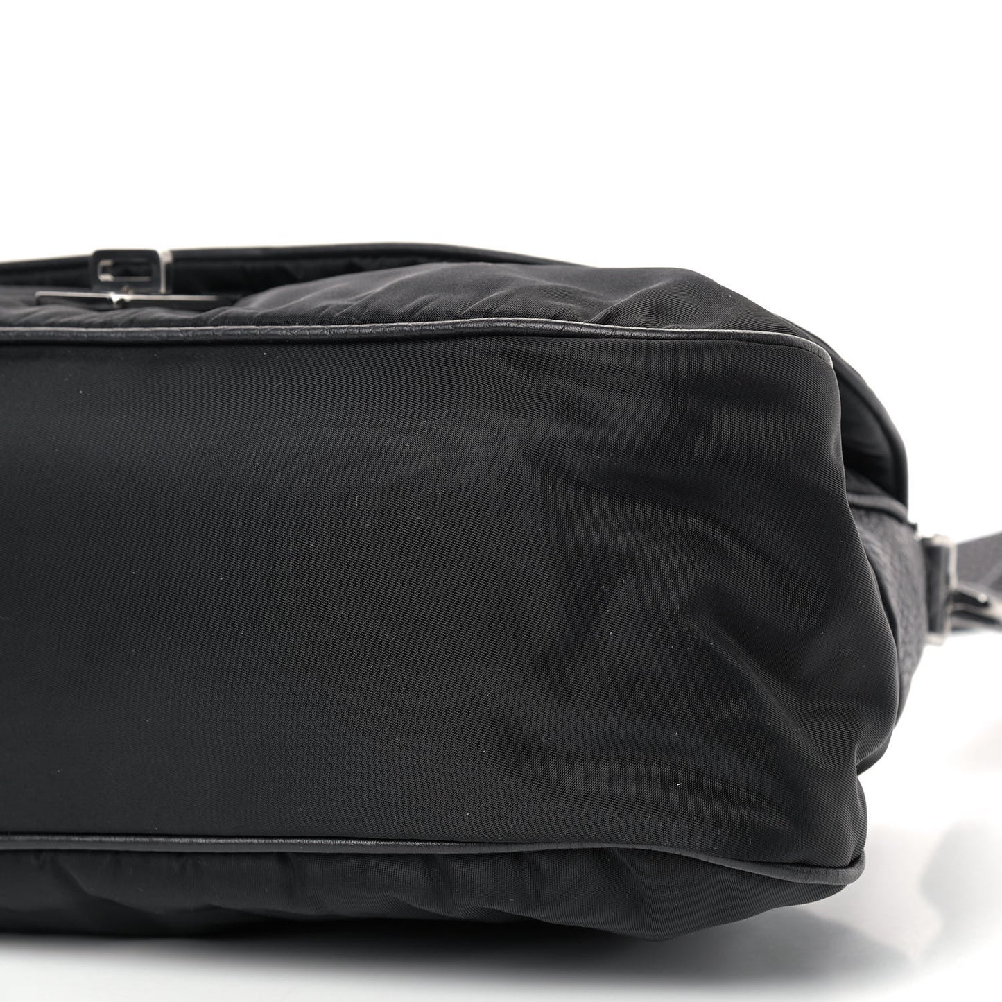 Tessuto Nylon Daino Shoulder Bag Black