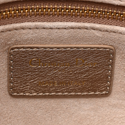 Christian Dior Metallic Lambskin Cannage Small My ABCDior Lady Dior Gold 6 of 10