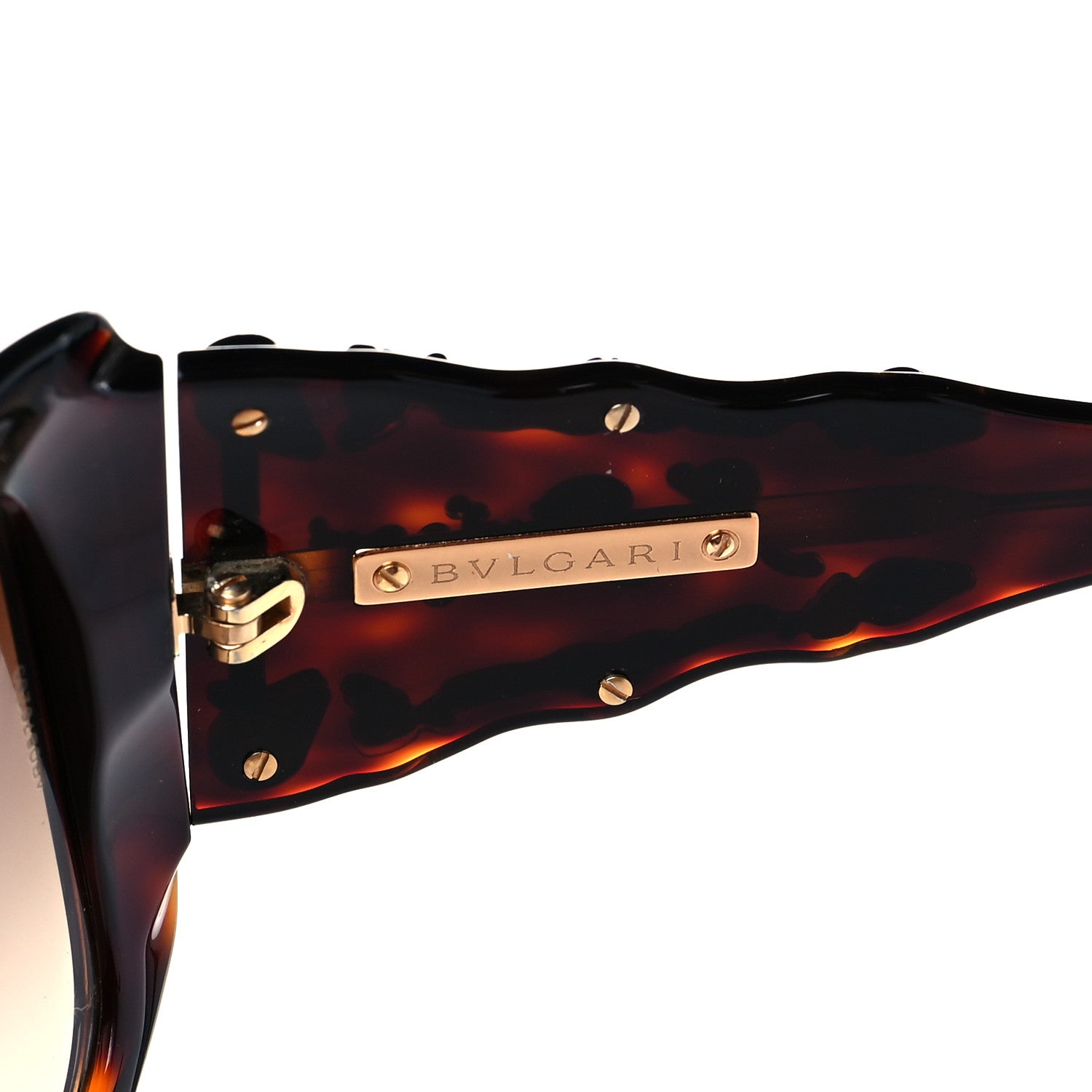 Bulgari Crystal Sunglasses 8048-B Brown 7 of 8