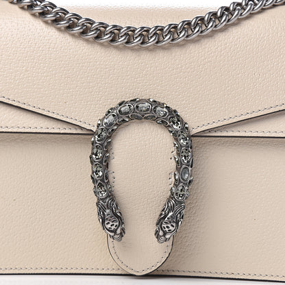 Gucci Textured Calfskin Crystal Small Dionysus Shoulder Bag Mystic White 12 of 12